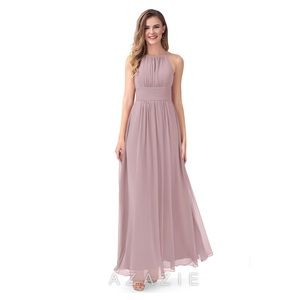 Azazie Mauve Bonnie Bridesmaid Dress size 8
